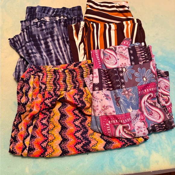 Pants - Set of Four Boho Pants ✌🏾🌼